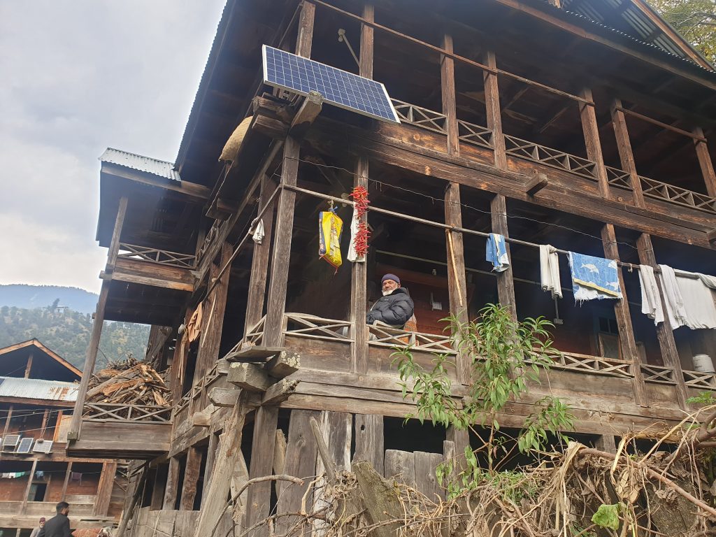 A Retired BSF official at his home in Keran