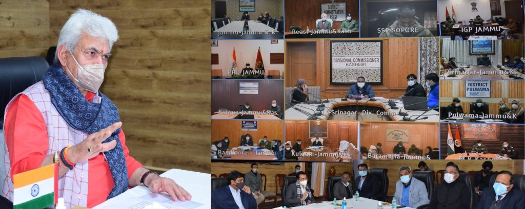 Lt Governor reviews J&K’s COVID-19 situation