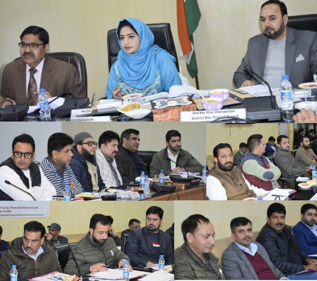 Commissioner Secretary (RDD), Mandeep Kaur reviews development scenario of Poonch