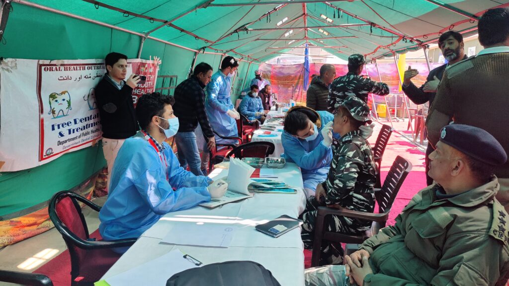 Government Dental College Srinagar hosts oral health camps to celebrate World Health Day