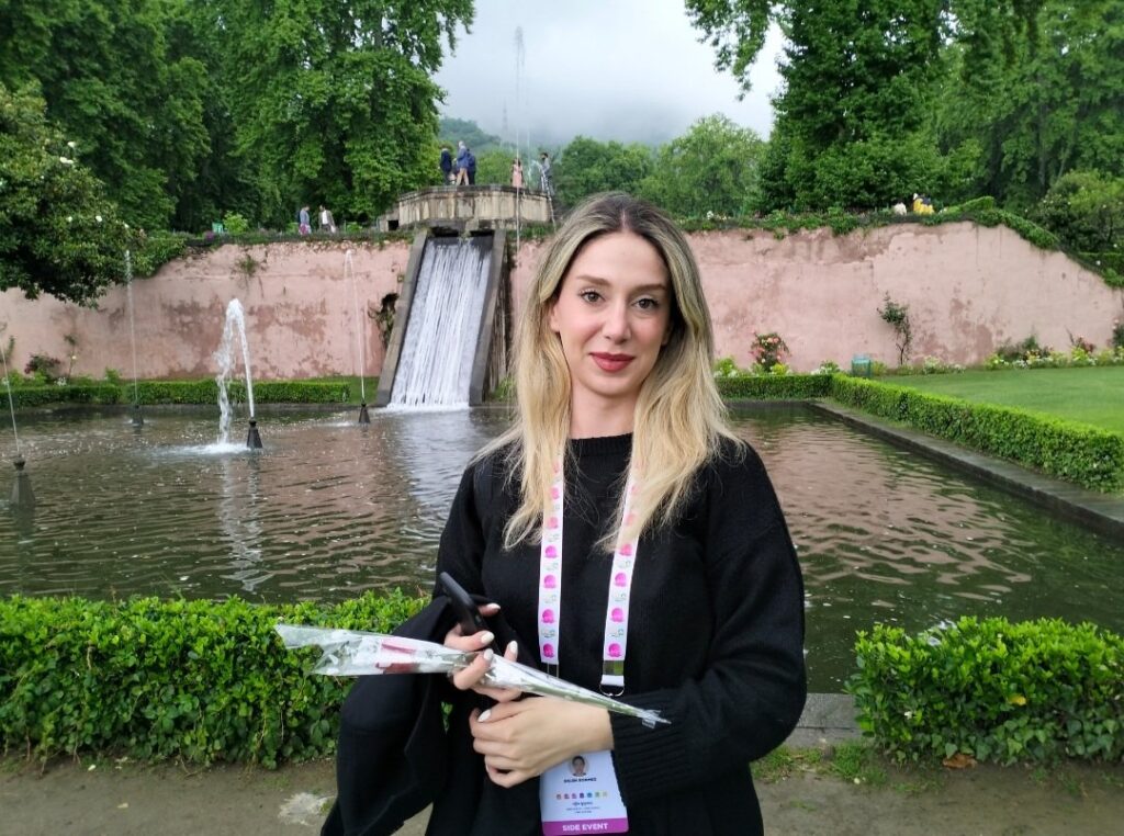 The enchanting Mughal gardens of Srinagar became the focal point of the G20 delegates
