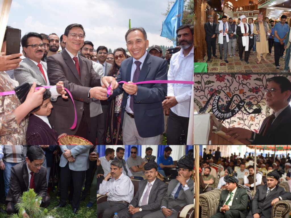 Chief Justice Visits Court Complex, Sheikh Ul Aalam Shrine, and Inaugurates Tribal Welfare Camp