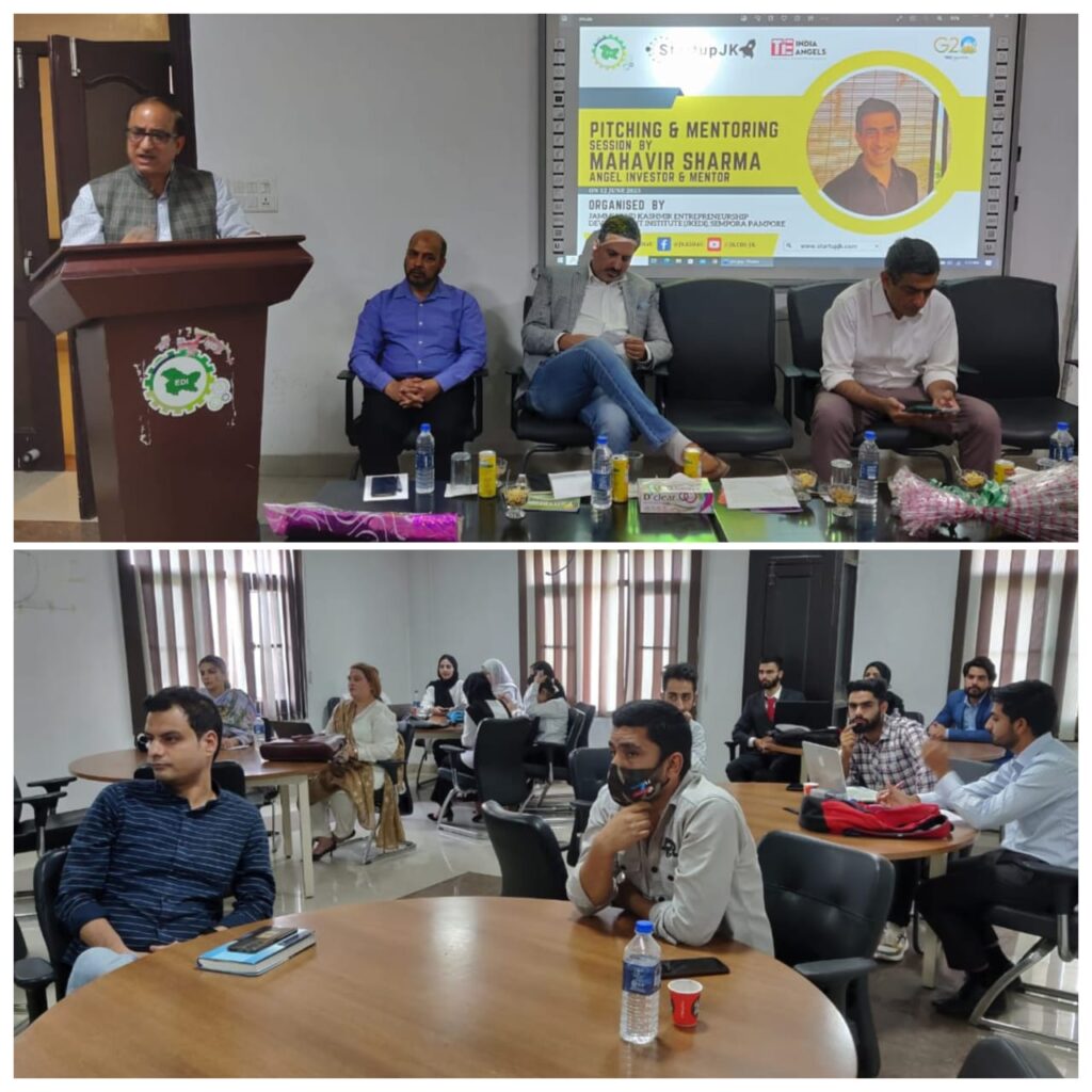 JKEDI Hosts Investor Meet with Renowned Angel Investor Mahavir Pratap Sharma