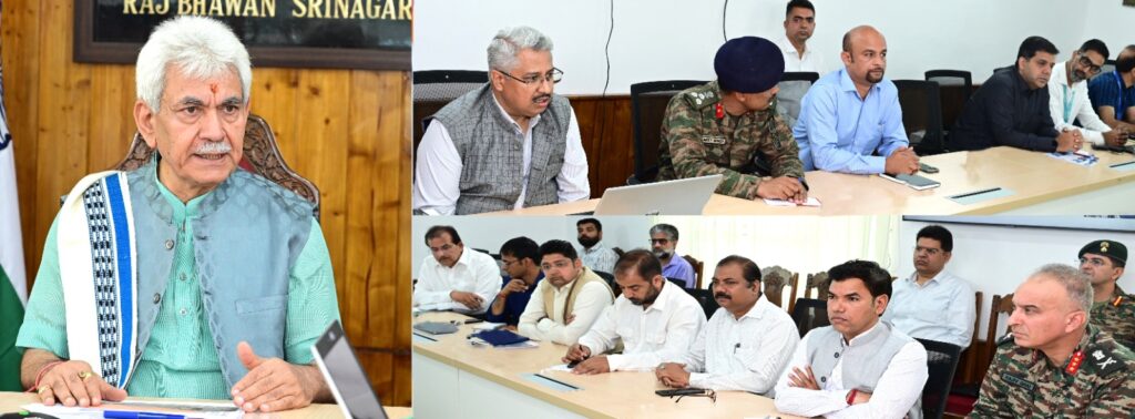 Lt Governor chairs high level meeting to review preparedness for Shri Amarnath Ji Yatra
