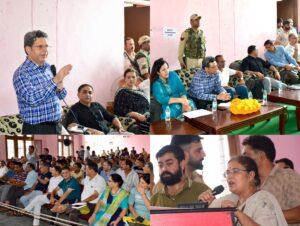 Grievance redressal camp held at Jagti Dr. Karwani reviews Jagti migrant camp development works
