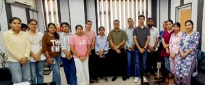 IMCSD Interns interact with Joint Director Information, Jammu