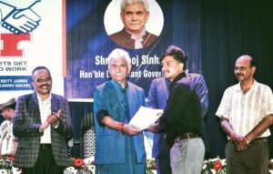 Lieutenant Governor addresses Cluster University Jammu’s Mega Job Fair-2025 at Jammu