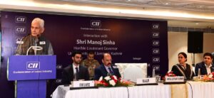Lieutenant Governor addresses the 4th CII Northern Regional Council Meeting at Srinagar