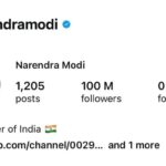 Modi Hits 100M: First World Leader to Reach Instagram Milestone