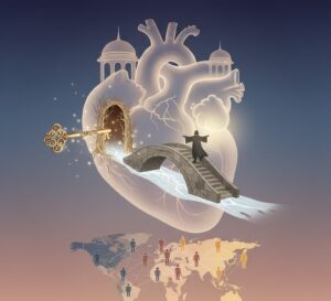 The Architecture of the Human Heart