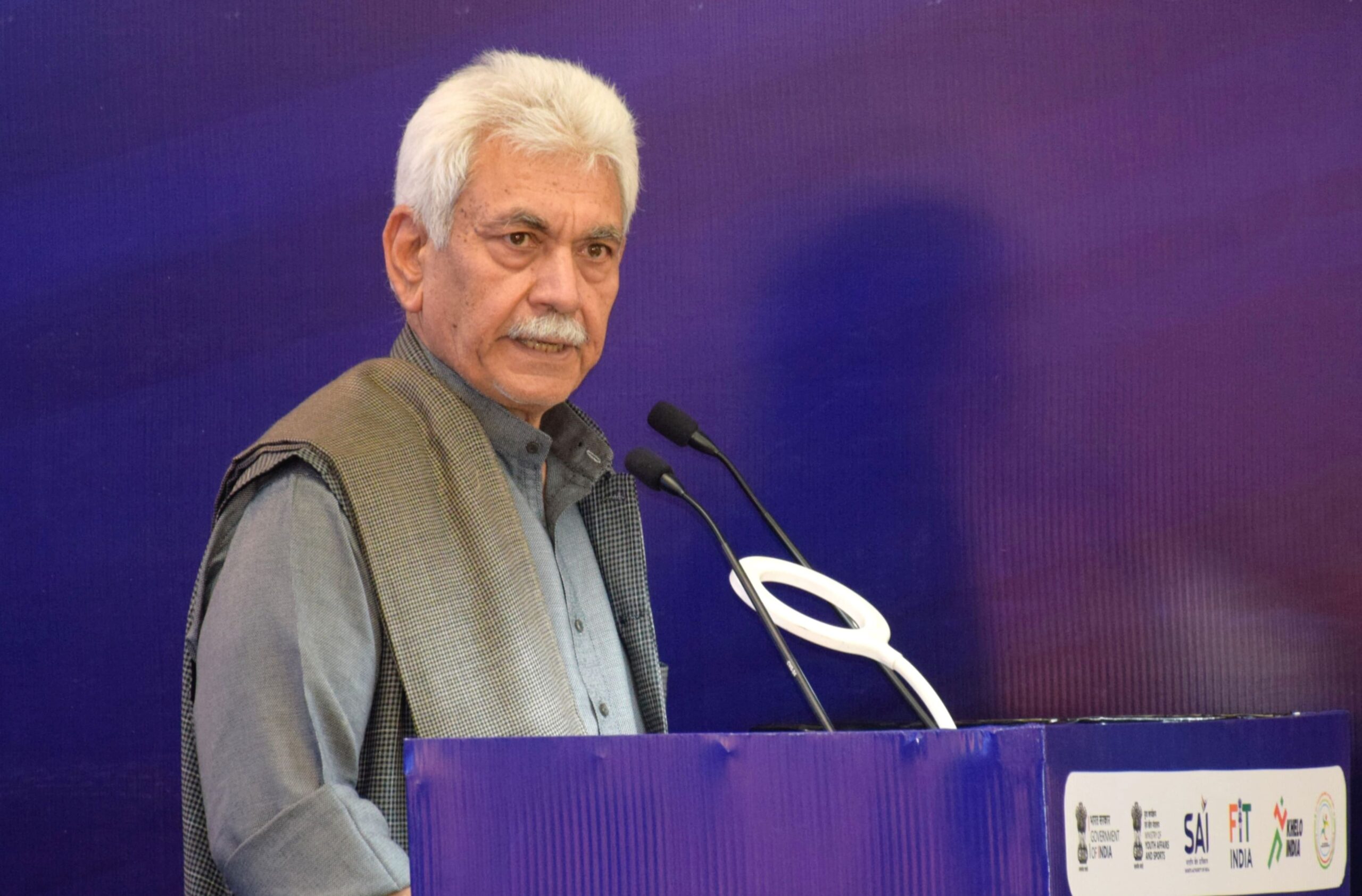 LG Manoj Sinha Joins Sports 'Chintan Shivir'