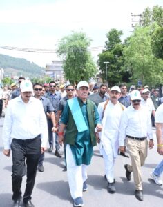 In the war against drugs, unity will be our shield, resolve our weapon. Let us commit to shaping a Jammu Kashmir where young people carve free destinies, families remain whole, communities thrive strong, and aspirations blaze anew. We stand unwavering for our youth, for our future," the Lieutenant Governor, Manoj Sinha said on Monday.