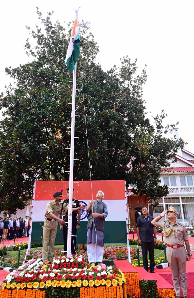 Marking the historic milestone of the nation’s 80th Independence Day, Jammu and Kashmir Lieutenant Governor Manoj Sinha unfurled the Tricolour at Lok Bhavan in Srinagar on Saturday, leading the Union Territory in solemn remembrance and renewed national commitment. The ceremony commenced against the scenic backdrop of the Kashmir Valley with a smartly turned-out ceremonial police contingent presenting the National Salute, accompanied by the resounding strains of the National Anthem. The occasion brought together senior administrative officials, police brass, heads of security forces, community leaders, and distinguished citizens to commemorate eight decades of sovereign India.
Addressing the gathering, the Lieutenant Governor reflected on the long, arduous journey that secured the country's sovereignty, paying profound homage to the freedom fighters who braved immense hardship to liberate India from colonial rule. In his address, he also took a somber moment to express solidarity with the families of civilians who tragically lost their lives during recent natural calamities and weather-related disasters across the Union Territory, acknowledging the resilience displayed by local communities in the face of adversity.
“On this historic day, I join all citizens in paying heartfelt tributes to our founding fathers and the valiant sons and daughters of Mother India who sacrificed their lives for country's freedom. Let us strive to realize their cherished dreams of building a peaceful, prosperous Jammu Kashmir and a great nation. The truest tribute we can pay to our martyrs and freedom fighters is to resolve to work with integrity and safeguard our hard-earned freedom,” the Lieutenant Governor said.
Outlining a broader strategic perspective for the region and the country, Sinha expressed strong confidence in India's ascent on the international stage, noting that the nation stands on the threshold of establishing itself as a leading global power. He emphasized that sustained national progress depends fundamentally on social cohesion, urging citizens across all walks of life to unite in fostering an inclusive social fabric that places the public interest above narrow considerations and extends institutional compassion to marginalized and underprivileged communities.
Delving into the core priorities of regional governance, the Lieutenant Governor highlighted socio-economic transformation as central to long-term peace and stability in Jammu and Kashmir. He underscored that inclusive development requires deliberate investment in human capital, ecological protection, and the preservation of cultural heritage.
“Let us strive for balanced growth and the economic empowerment of women to build a more humane and compassionate society. We must prioritize empowering women and youth, generating jobs and ensuring environmental sustainability. Our ongoing initiatives, such as revitalizing heritage sites, restoring ancient monuments and undertaking massive afforestation drives, stand as a testament to our steadfast commitment to sustainable development,” the Lieutenant Governor said.
Connecting the administration’s development roadmaps with broader national goals, Sinha called upon every citizen of the Union Territory to actively participate in realizing the vision of a self-reliant Jammu Kashmir and a Viksit Bharat by 2047, as envisioned by Prime Minister Narendra Modi. He reiterated that transparent, citizen-centric, and accountable governance remains non-negotiable for achieving equitable economic expansion, modern infrastructure, and institutional integrity across both urban centers and remote rural pockets.
The Lieutenant Governor also congratulated the personnel of the Jammu and Kashmir Police and Central Armed Police Forces (CAPFs) who were conferred gallantry medals and meritorious service decorations on the eve of Independence Day. He commended their unyielding vigil, bravery, and sacrifice in safeguarding internal security, preserving peace, and protecting national sovereignty in challenging environments. Alongside the security forces, Sinha lauded local athletes and sportspersons whose recent competitive triumphs on national and international stages have brought immense pride to Jammu and Kashmir, serving as powerful role models for the younger generation.
Concluding the morning's celebrations, Sinha urged the people of the Union Territory to renew their pledge toward nation-building with heightened dedication, integrity, and shared purpose, ensuring that the legacy of India’s freedom movement continues to guide Jammu and Kashmir toward enduring peace, inclusive prosperity, and sustainable growth.

