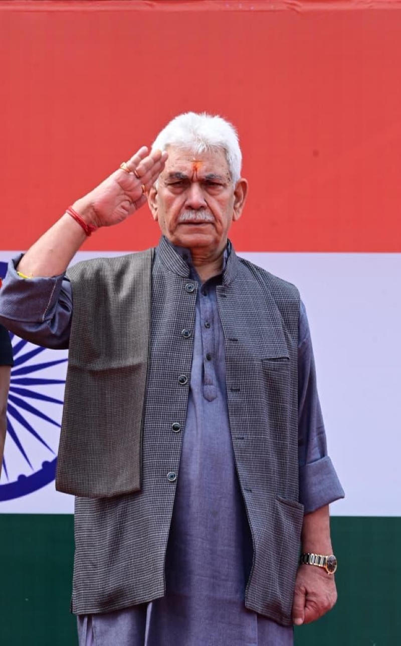 Marking the historic milestone of the nation’s 80th Independence Day, Jammu and Kashmir Lieutenant Governor Manoj Sinha unfurled the Tricolour at Lok Bhavan in Srinagar on Saturday, leading the Union Territory in solemn remembrance and renewed national commitment. The ceremony commenced against the scenic backdrop of the Kashmir Valley with a smartly turned-out ceremonial police contingent presenting the National Salute, accompanied by the resounding strains of the National Anthem. The occasion brought together senior administrative officials, police brass, heads of security forces, community leaders, and distinguished citizens to commemorate eight decades of sovereign India. Addressing the gathering, the Lieutenant Governor reflected on the long, arduous journey that secured the country's sovereignty, paying profound homage to the freedom fighters who braved immense hardship to liberate India from colonial rule. In his address, he also took a somber moment to express solidarity with the families of civilians who tragically lost their lives during recent natural calamities and weather-related disasters across the Union Territory, acknowledging the resilience displayed by local communities in the face of adversity. “On this historic day, I join all citizens in paying heartfelt tributes to our founding fathers and the valiant sons and daughters of Mother India who sacrificed their lives for country's freedom. Let us strive to realize their cherished dreams of building a peaceful, prosperous Jammu Kashmir and a great nation. The truest tribute we can pay to our martyrs and freedom fighters is to resolve to work with integrity and safeguard our hard-earned freedom,” the Lieutenant Governor said. Outlining a broader strategic perspective for the region and the country, Sinha expressed strong confidence in India's ascent on the international stage, noting that the nation stands on the threshold of establishing itself as a leading global power. He emphasized that sustained national progress depends fundamentally on social cohesion, urging citizens across all walks of life to unite in fostering an inclusive social fabric that places the public interest above narrow considerations and extends institutional compassion to marginalized and underprivileged communities. Delving into the core priorities of regional governance, the Lieutenant Governor highlighted socio-economic transformation as central to long-term peace and stability in Jammu and Kashmir. He underscored that inclusive development requires deliberate investment in human capital, ecological protection, and the preservation of cultural heritage. “Let us strive for balanced growth and the economic empowerment of women to build a more humane and compassionate society. We must prioritize empowering women and youth, generating jobs and ensuring environmental sustainability. Our ongoing initiatives, such as revitalizing heritage sites, restoring ancient monuments and undertaking massive afforestation drives, stand as a testament to our steadfast commitment to sustainable development,” the Lieutenant Governor said. Connecting the administration’s development roadmaps with broader national goals, Sinha called upon every citizen of the Union Territory to actively participate in realizing the vision of a self-reliant Jammu Kashmir and a Viksit Bharat by 2047, as envisioned by Prime Minister Narendra Modi. He reiterated that transparent, citizen-centric, and accountable governance remains non-negotiable for achieving equitable economic expansion, modern infrastructure, and institutional integrity across both urban centers and remote rural pockets. The Lieutenant Governor also congratulated the personnel of the Jammu and Kashmir Police and Central Armed Police Forces (CAPFs) who were conferred gallantry medals and meritorious service decorations on the eve of Independence Day. He commended their unyielding vigil, bravery, and sacrifice in safeguarding internal security, preserving peace, and protecting national sovereignty in challenging environments. Alongside the security forces, Sinha lauded local athletes and sportspersons whose recent competitive triumphs on national and international stages have brought immense pride to Jammu and Kashmir, serving as powerful role models for the younger generation. Concluding the morning's celebrations, Sinha urged the people of the Union Territory to renew their pledge toward nation-building with heightened dedication, integrity, and shared purpose, ensuring that the legacy of India’s freedom movement continues to guide Jammu and Kashmir toward enduring peace, inclusive prosperity, and sustainable growth.